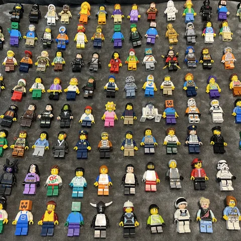 Lego Minifigure Lot - 10 Pack of Random Mix-Match Assorted Mini Mystery Figures