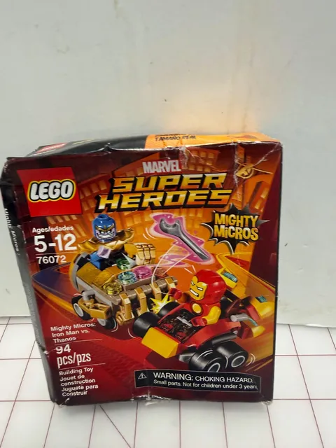 LEGO 76072 Iron Man vs. Thanos Marvel Super Heroes Mighty Micros New DMG PKG #A1