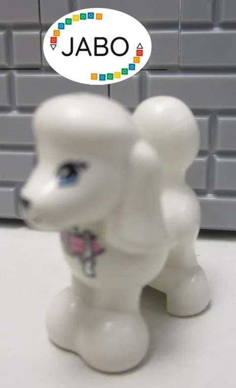 (O 15 / 6 / 6) Lego Animal 11575pb04 Dog Poodle