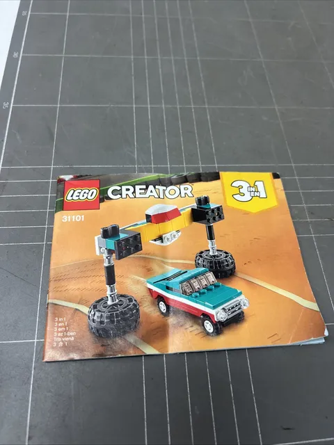 VINTAGE TOY LEGO MANUAL INSTRUCTIONS BOOKLET ART CREATOR 31101