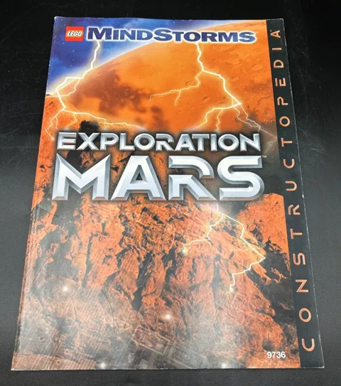 LEGO 9736 MindStorms Exploration Mars Constructopedia and Decal - 2000