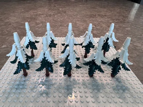 LEGO Winter Village Snow Capped Trees (10) Icons Alpine Lodge 10325