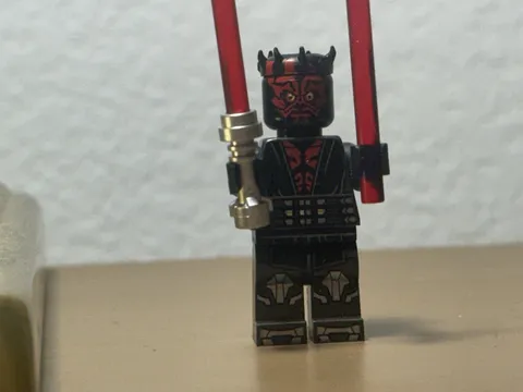 LEGO Star Wars Darth Maul Minifigure w/ Red Double Lightsaber sw1155