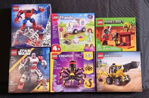 LEGO Lot 6 Brand New Sealed Sets Star Wars Minecraft Friends Technic Creator 