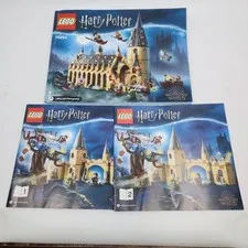 Lego Harry Potter Instruction Manual 75953 Whomping Willow 1, 2 75954 Great Hall