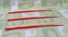 LEGO Pennant Type Cloth Flag Three Piece Set Model 4768 Used