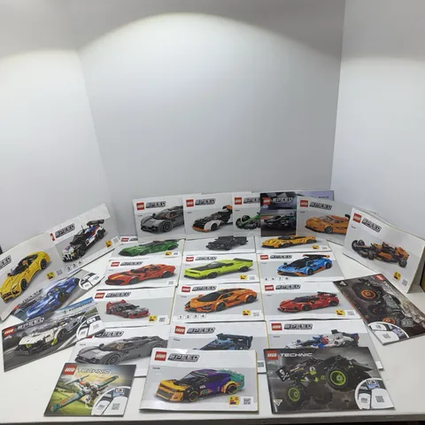 26 LEGO Speed Champions Instruction Manual Lot Mixed Sets MANUALS ONLY