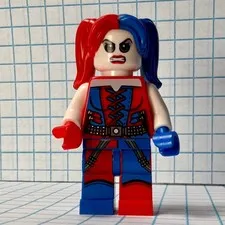 LEGO HARLEY QUINN MINIFIG  👀 DC Super Heroes SH260 Batman Joker Suicide Squad