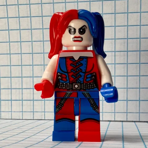 LEGO HARLEY QUINN MINIFIG  👀 DC Super Heroes SH260 Batman Joker Suicide Squad