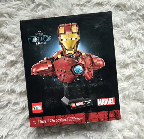 Lego | Iron Man Infinity Saga | MK4 Bust | Marvel | 76327 | 436 Pieces | NIB