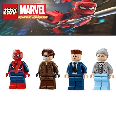 LEGO Marvel Minifigs ONLY from set 76321 Spider-Man vs Doc Ock Subway Train Scen
