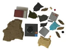 Small Lego Lot Shaped Base Plates Plus Extra 