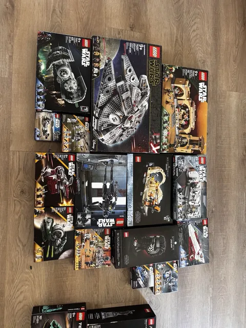 Entire LEGO Collection with Boxes and Manuals Star Wars