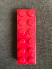 LEGO Brick Red Pencil Case 2012 Plastic