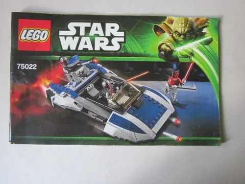 Lego Instructions Instruction Star Wars 75022