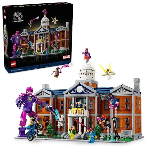 LEGO Marvel X-Men: The X-Mansion (76294) Gambit Sentinel 10 Minifigures SEALED