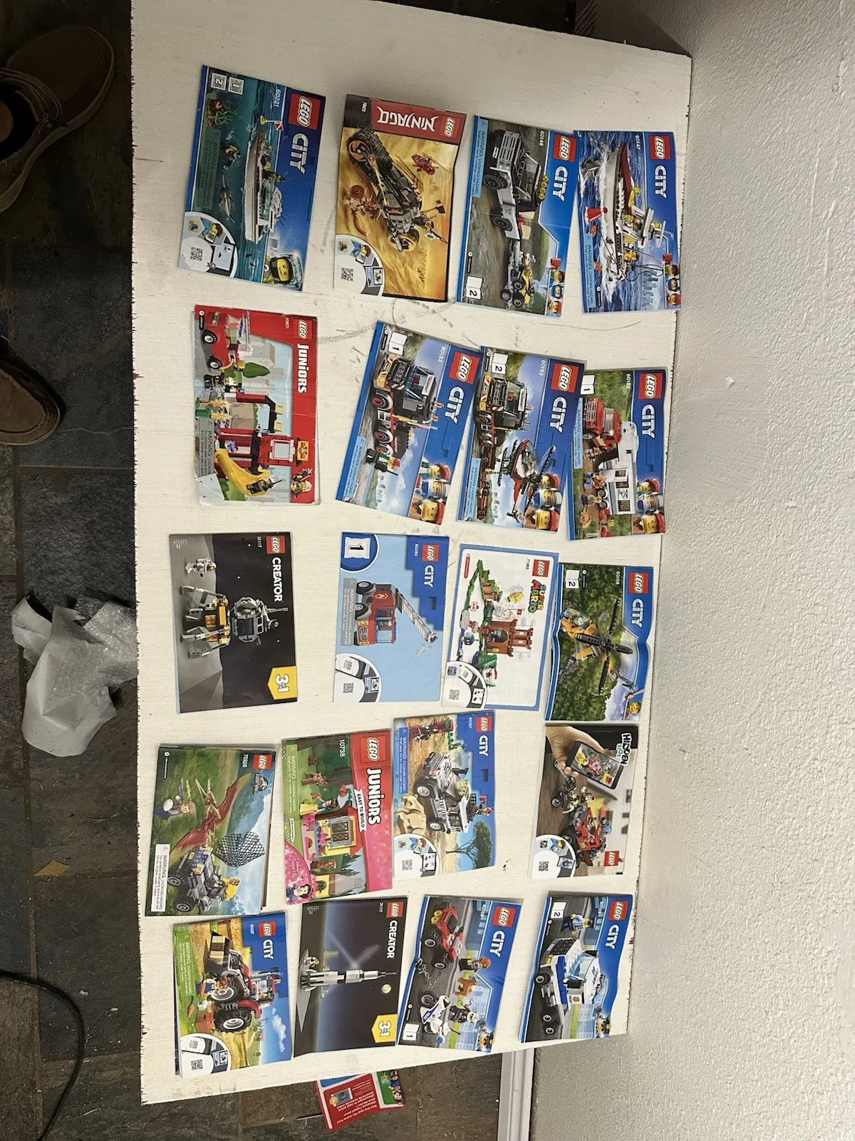 Lot of 34 Legos Manuals Instruction Booklets Only