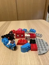 LEGO DUPLO Marvel Partial Set 19 Pc Miles Morales Figure Spider-Man Bike