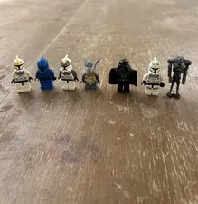 LEGO Star Wars Minifigure Lots of 7 Watto Tan Hands Darth Vader Storm Troopers