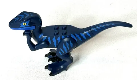 LEGO Dark Blue Dinosaur w/ Blue eye patch (raptor11) sets 70835 & 70826
