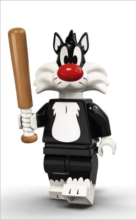 SYLVESTER THE CAT Minifigure #6 Looney Toons Series Lego 71030 2021 Genuine