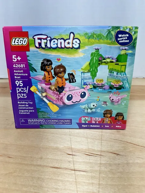 LEGO Friends 42681 Axolotl Adventure Boat 95 pcs New Sealed Box