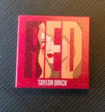 Taylor swift Red Parody Custom printed original LEGO® brick 2x2 tile