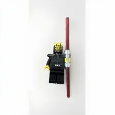 LEGO Star Wars savage opress Minifigure w/ Red Double-Bladed Lightsaber sw0316