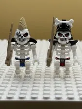 USED LEGO NINJAGO Lot 2x Kruncha, Nuckal (Skulkin) Legacy njo0504 njo0503