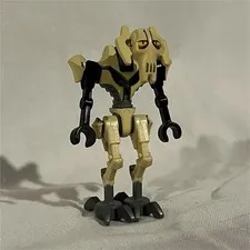 Lego Star Wars General Grievous Minifigure Tan (Missing Original Arms)