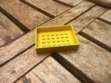 LEGO Fabuland Yellow Container Box ref 4082 /Set 3634 Charlie Crow's Carry-All