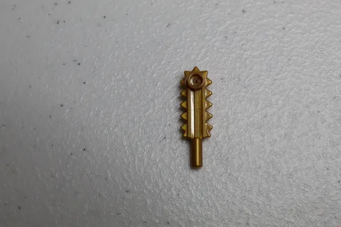 LEGO Pearl Gold Minifigure, Utensil Tool Chainsaw Blade #6117