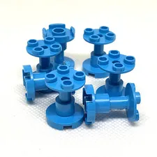 LEGO Parts - Dk. Azure Support 2 x 2 x 2 Stand w/ Complete Hole - 3940b - QTY 7