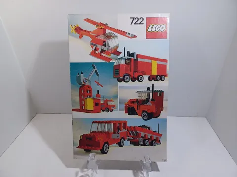 LEGO 722-1 Universal Building Set instruction's only manual booklet,system RARE1