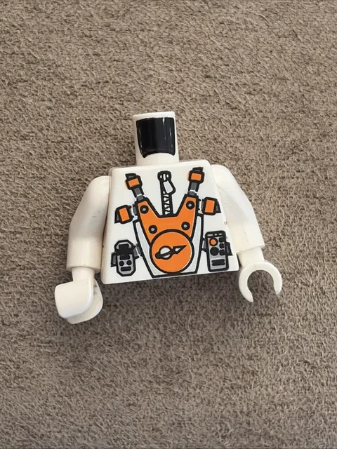 Lego Minifigure Figure White Torso Mars Mission Space 973pb0435c01