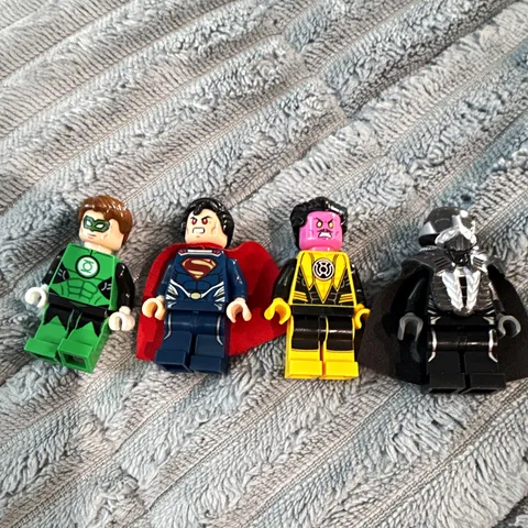 READ DESCRIPTION LEGO DC Minifigure Lot of 4 Green Lantern Superman Sinestro Zod