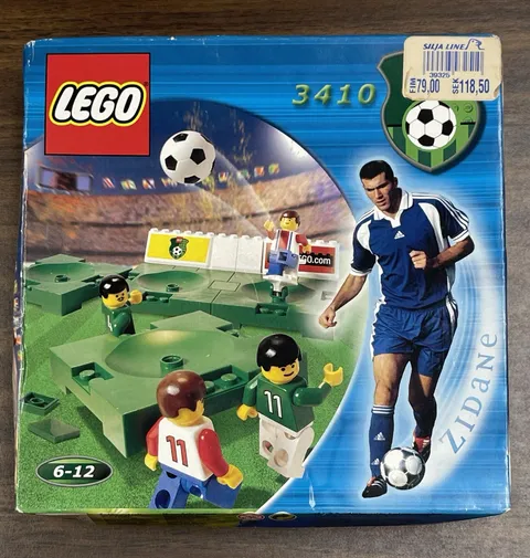 LEGO 3410 Field Expansion Set Vintage 2001 NEW Soccer Futbol (Connects w 3409)