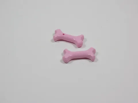 LEGO Lot of 2 Small Pink Bones Animal Minifig S4