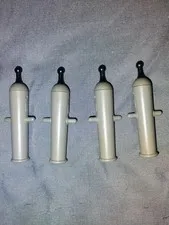 LEGO Part CANNON  LOT of 4 Gray Black
