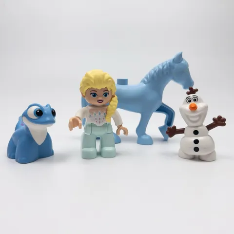 Disney Frozen Lego Duplo Figures Lot-Elsa Olaf Bruni & Nokk Spirit Horse