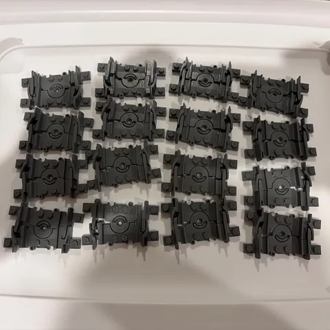 Lego Train Track Flexible Segment 88492c00 Dark Bluish Gray Lot of 16- RC Trains