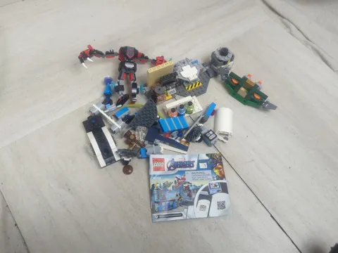 Lego Marvel/Laboratory Brick Lot And Manual Uncounted