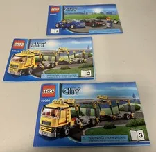 Lego City Manuals For Set 60060 Auto Transporter NO BRICKS