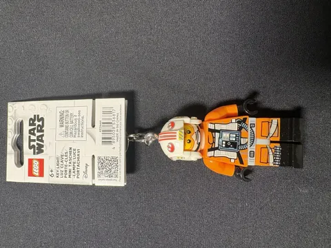 LEGO KE244H LUKE SKYWALKER PILOT 3" Keychain KEYLIGHT LED Lights NEW