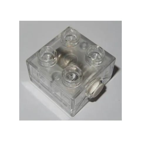 LEGO - Duplo, Light Brick 2 x 2 - Multi-Color Flashing Lights with White Button