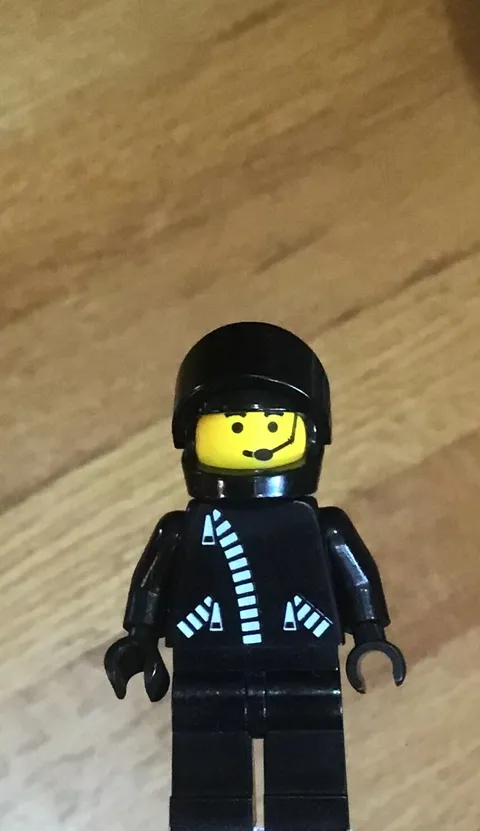 LEGO Classic Town Motorcycle Harley Rider  with Zippers on Torso