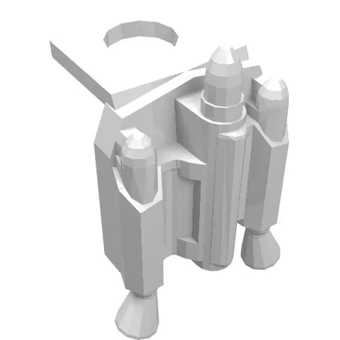 LEGO® Part 64802 - Minifigure Jet Pack with Nozzles