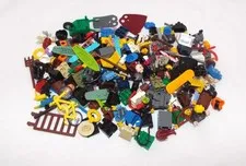 Lego Minifigs Minifigures & People Accessories, Lot of 280 pc Genuine, Sanitized