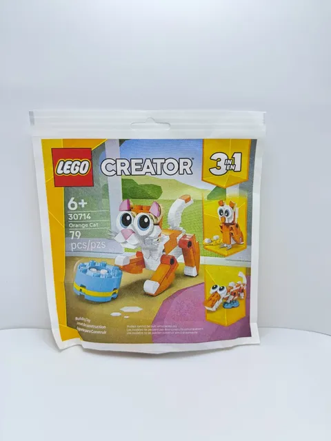 NEW SEALED Lego Creator Orange Cat Polybag 30714