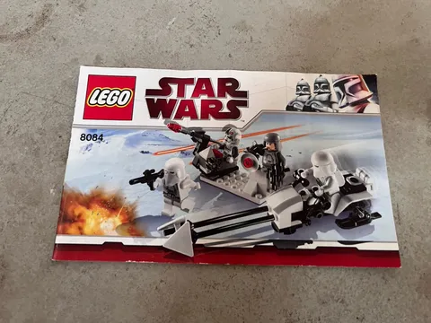 Lego Snow Trooper Battle Pack 8084 Instructions Only